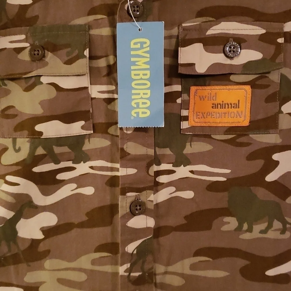 𝅺gymboree Camouflage Shirt NWT